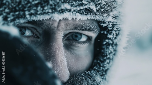 Gray Silence in the Frozen Siberian Wilderness