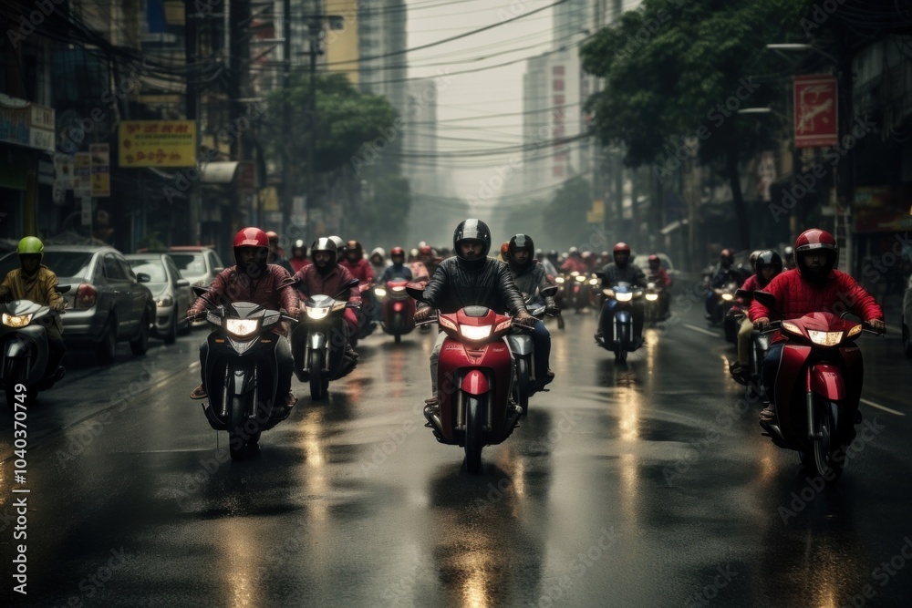 Fototapeta premium Motorcycle vehicle traffic helmet.