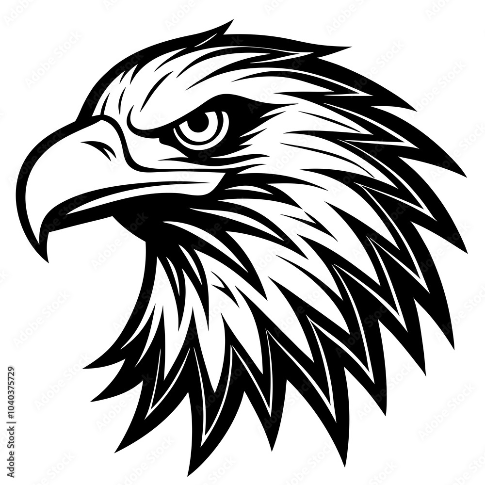 Obraz premium eagle head vector