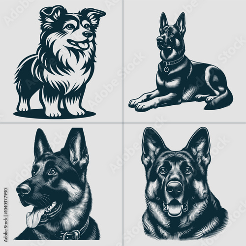 dog vector , hourse vector , duck vector , jesus vector , hourse vector , hunting vector 