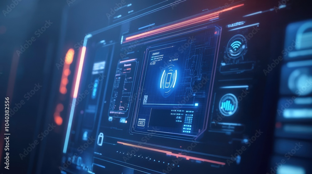 Obraz premium Exploring the future of digital interfaces a deep dive into technology and user interaction