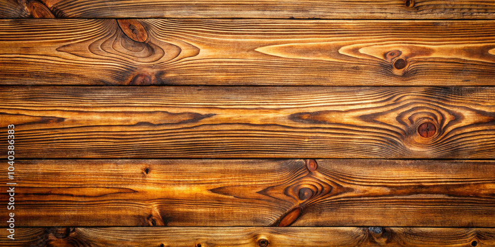Wooden plank texture, showing deep, rich grain lines in a natural, rustic finish