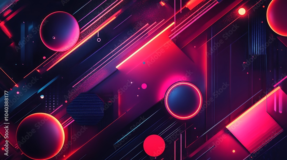 Futuristic abstract background in 3D render with modern shapes and sleek design elements Futuristic abstract background in 3D render with modern shapes and sleek design elements