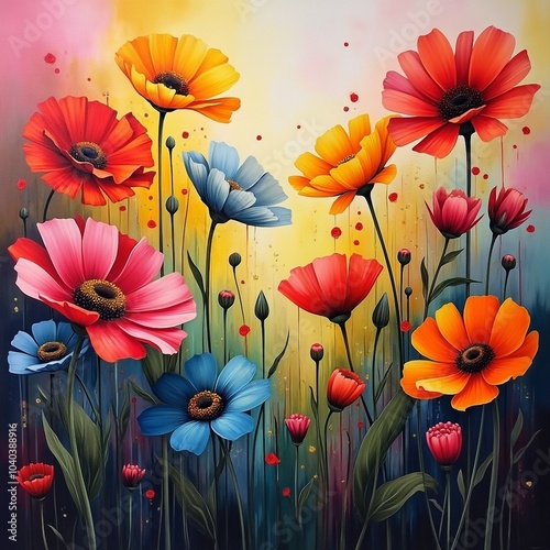 flowers in the field