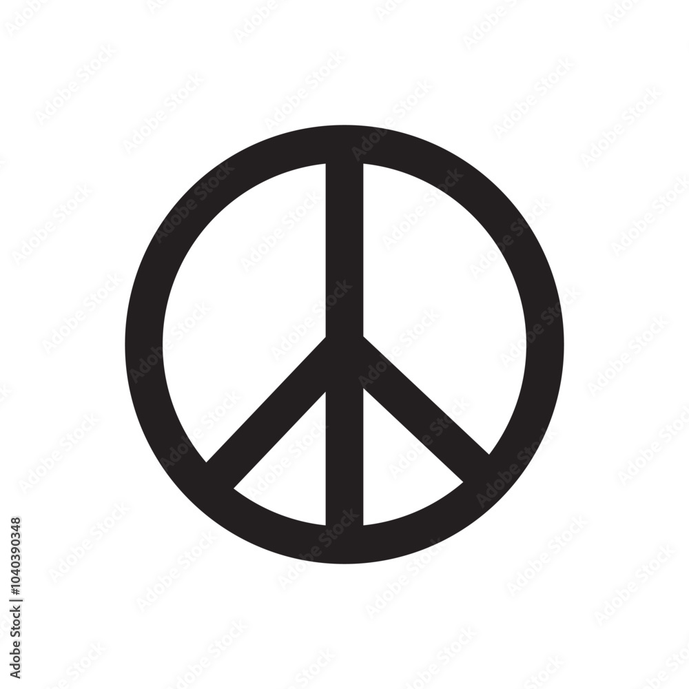 Peace Symbol, Peace sign, anti war icon, international symbol of peace Peace Symbol, Peace sign, anti war icon, international symbol of peace