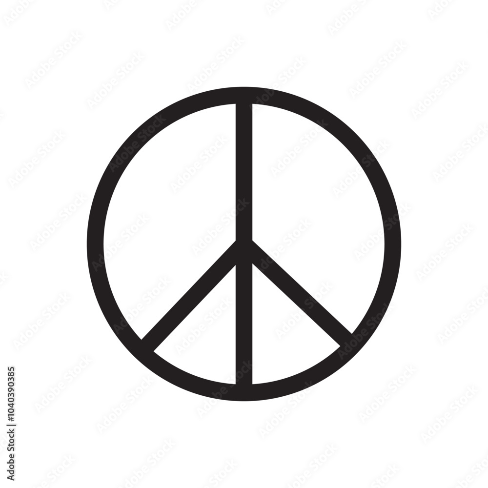 Peace Symbol, Peace sign, anti war icon, international symbol of peace Peace Symbol, Peace sign, anti war icon, international symbol of peace