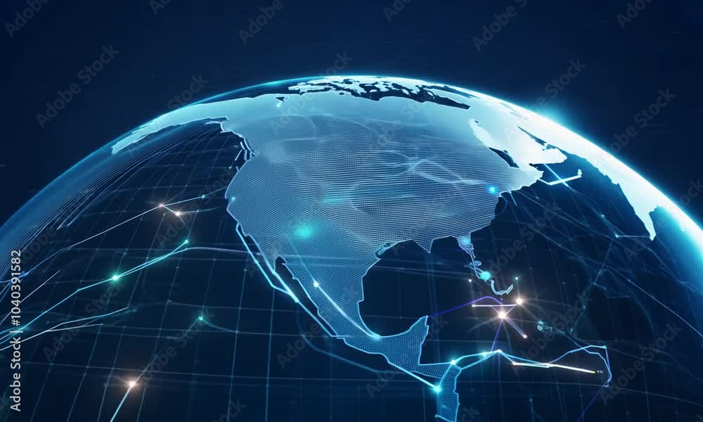 earth globe, global communication network, communication technology, communication concept