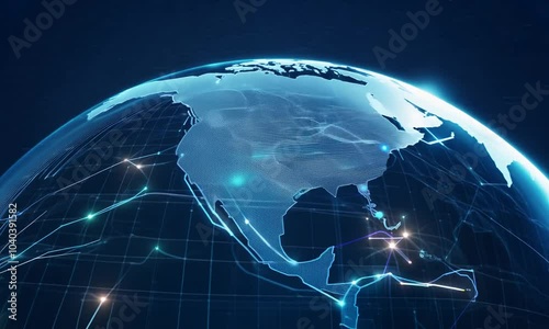 earth globe, global communication network, communication technology, communication concept
