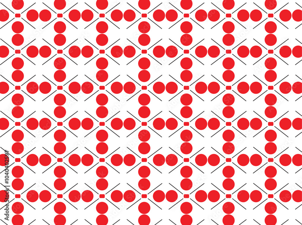 a pattern of dots with a cross on the top. a pattern of dots with a cross on the top.