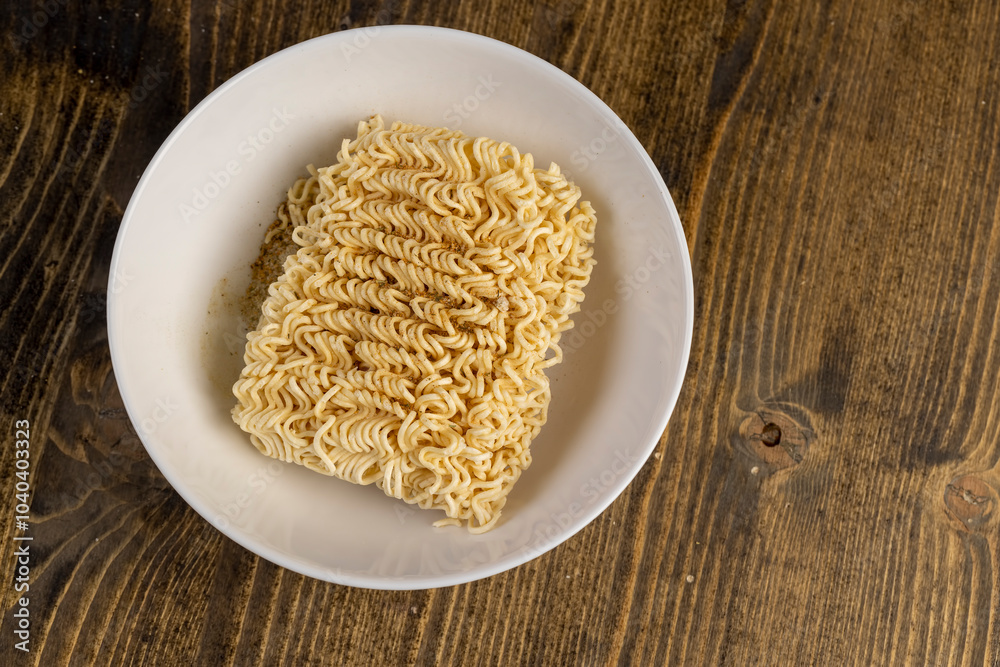 details of flour noodles with eggs during cooking details of flour noodles with eggs during cooking