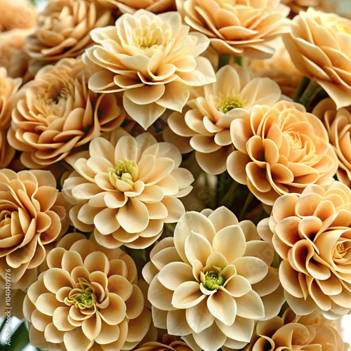 Beige color flower 