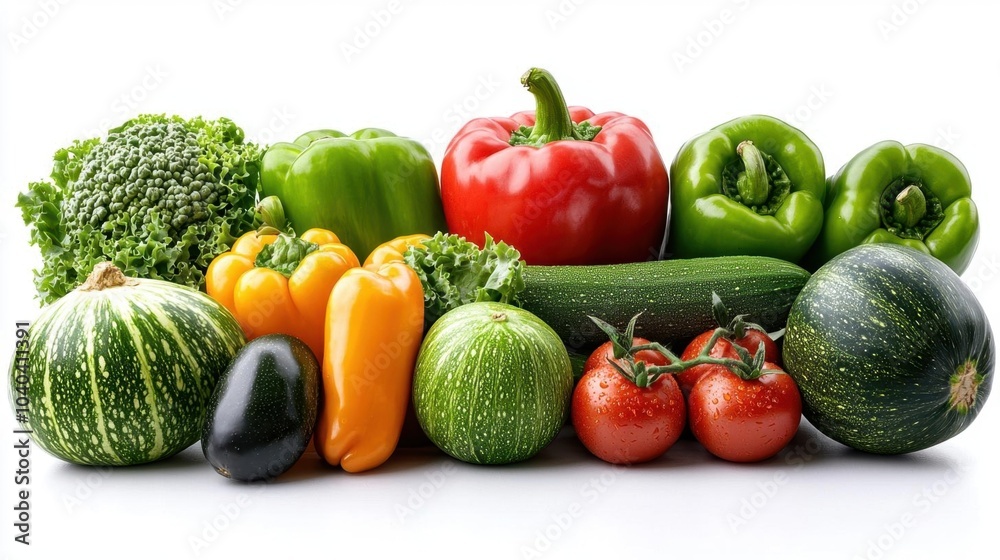 A photostock images of variety of fresh fruits and vegetables, isolated on white background, High Quality A photostock images of variety of fresh fruits and vegetables, isolated on white background, High Quality