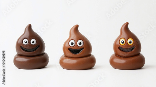 Squishy toys emoji poop