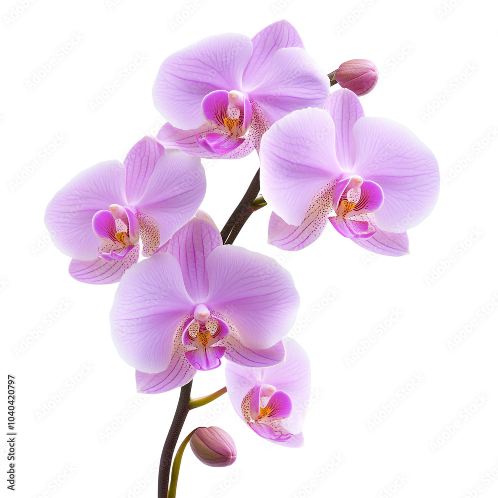 orchids flower on a transparent background orchids flower on a transparent background
