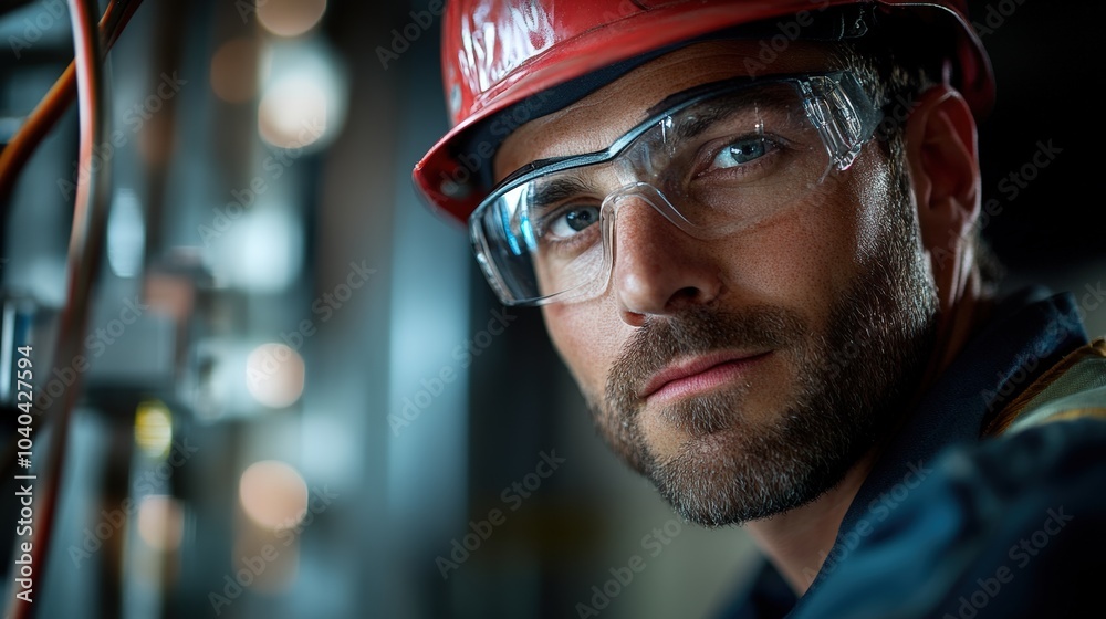Skilled Electrician Working on Electrical Systems Skilled Electrician Working on Electrical Systems