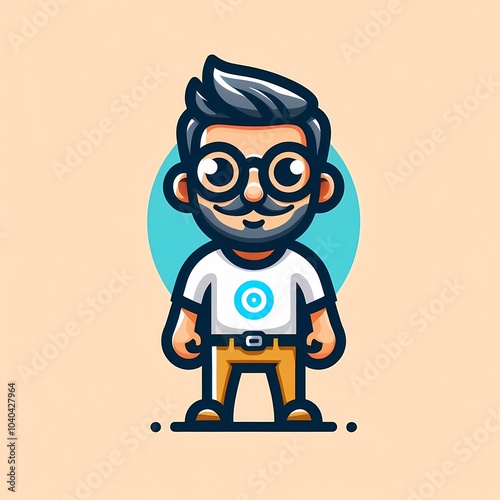 A boy vector illustration 