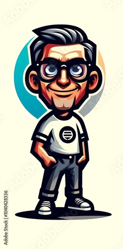 A boy vector illustration 