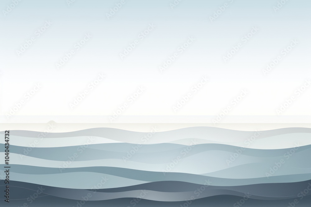 Obraz premium Ocean sky landscape abstract.