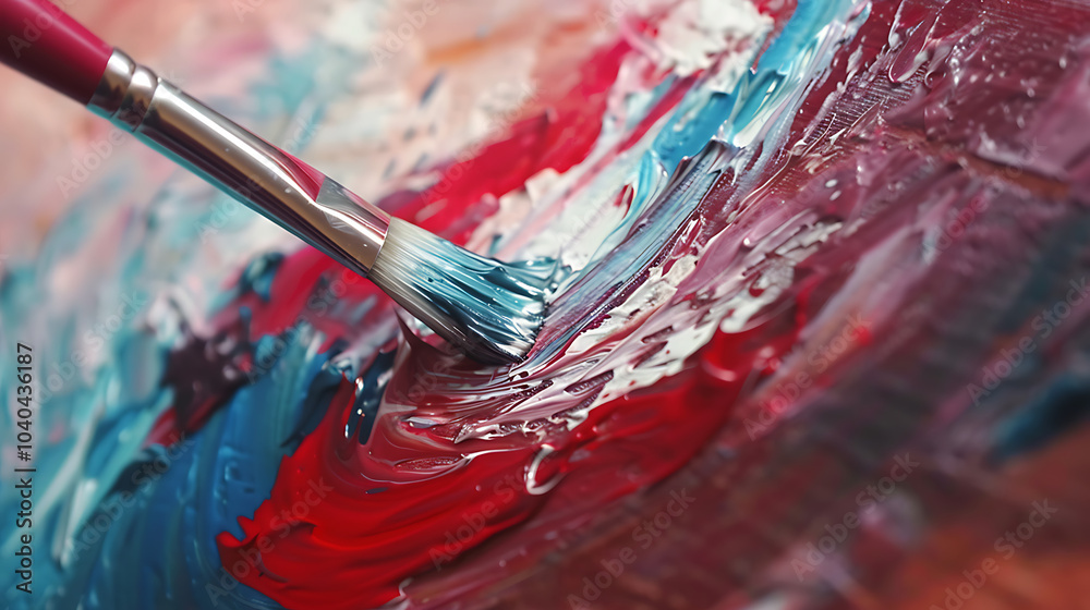 Obraz premium brushes and paints.