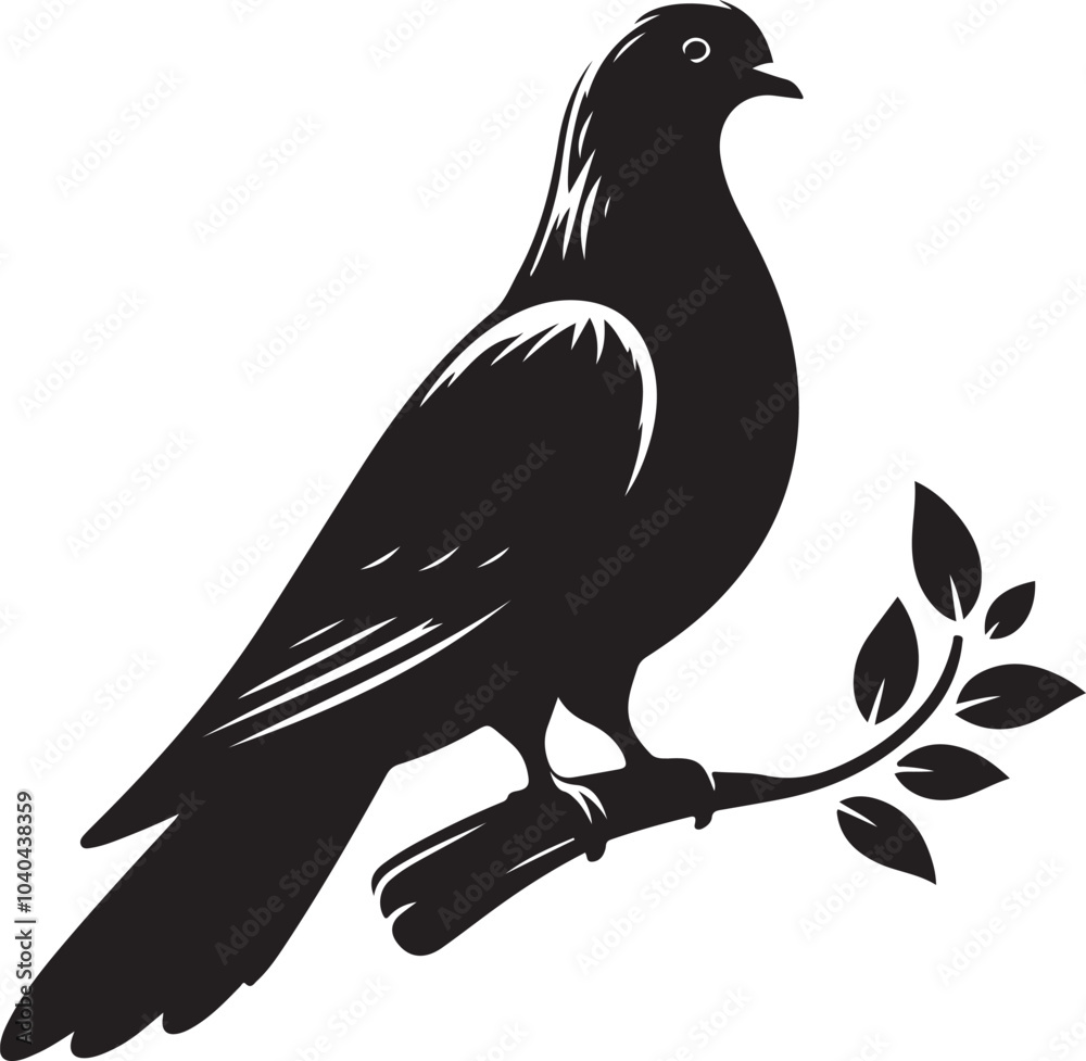 Fototapeta premium Dove vector illustration design and art