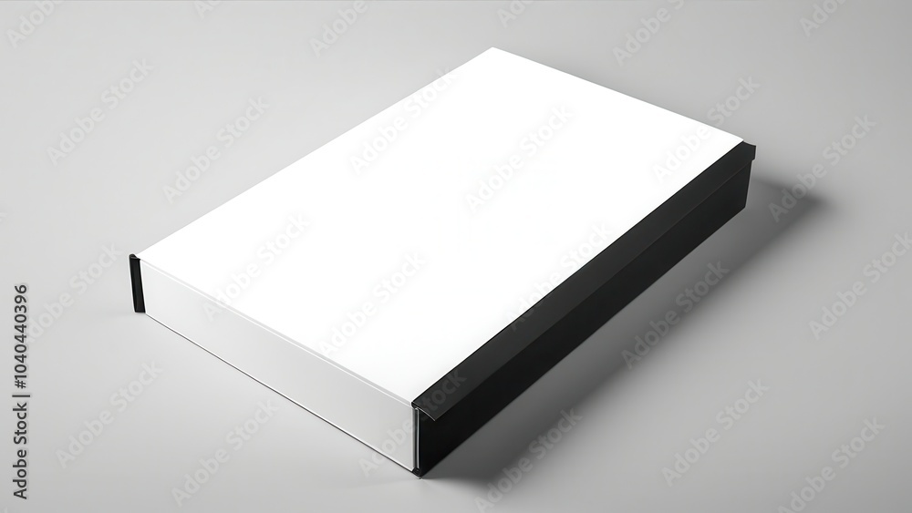 Versatile book slipcase mockup with customizable textures and colors, perfect for presenting luxury book packaging, gift editions, or promotional materials.