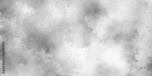 White painted marble texture or grunge, Movement of white smoke on canvas, white and gray aquarelle painted paper textured canvas element with cloudy stains and fogg.