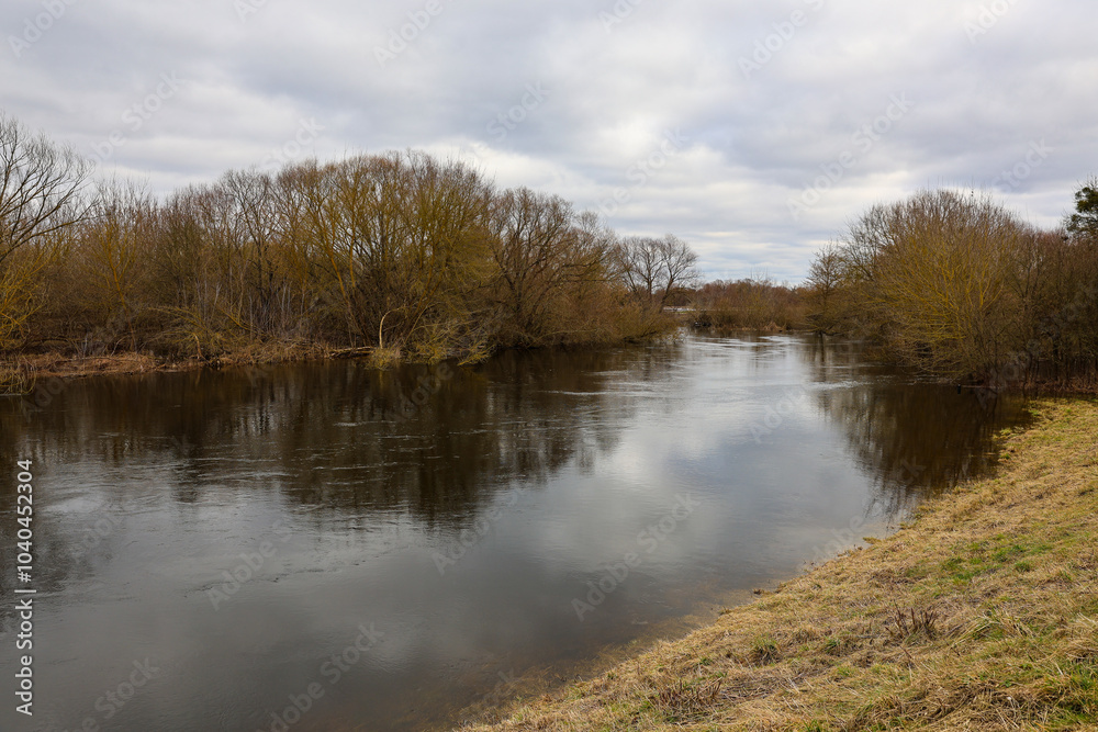 The Bug River in autumn, near Kryłów. The Bug River in autumn, near Kryłów.