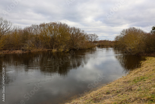 The Bug River in autumn, near Kryłów.