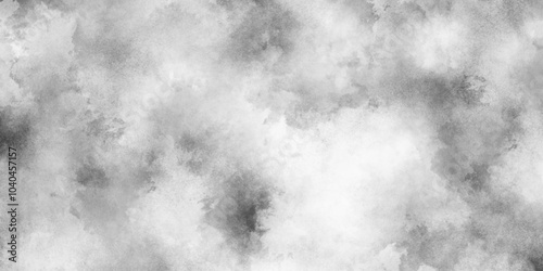 White painted marble texture or grunge, Movement of white smoke on canvas, white and gray aquarelle painted paper textured canvas element with cloudy stains and fogg.