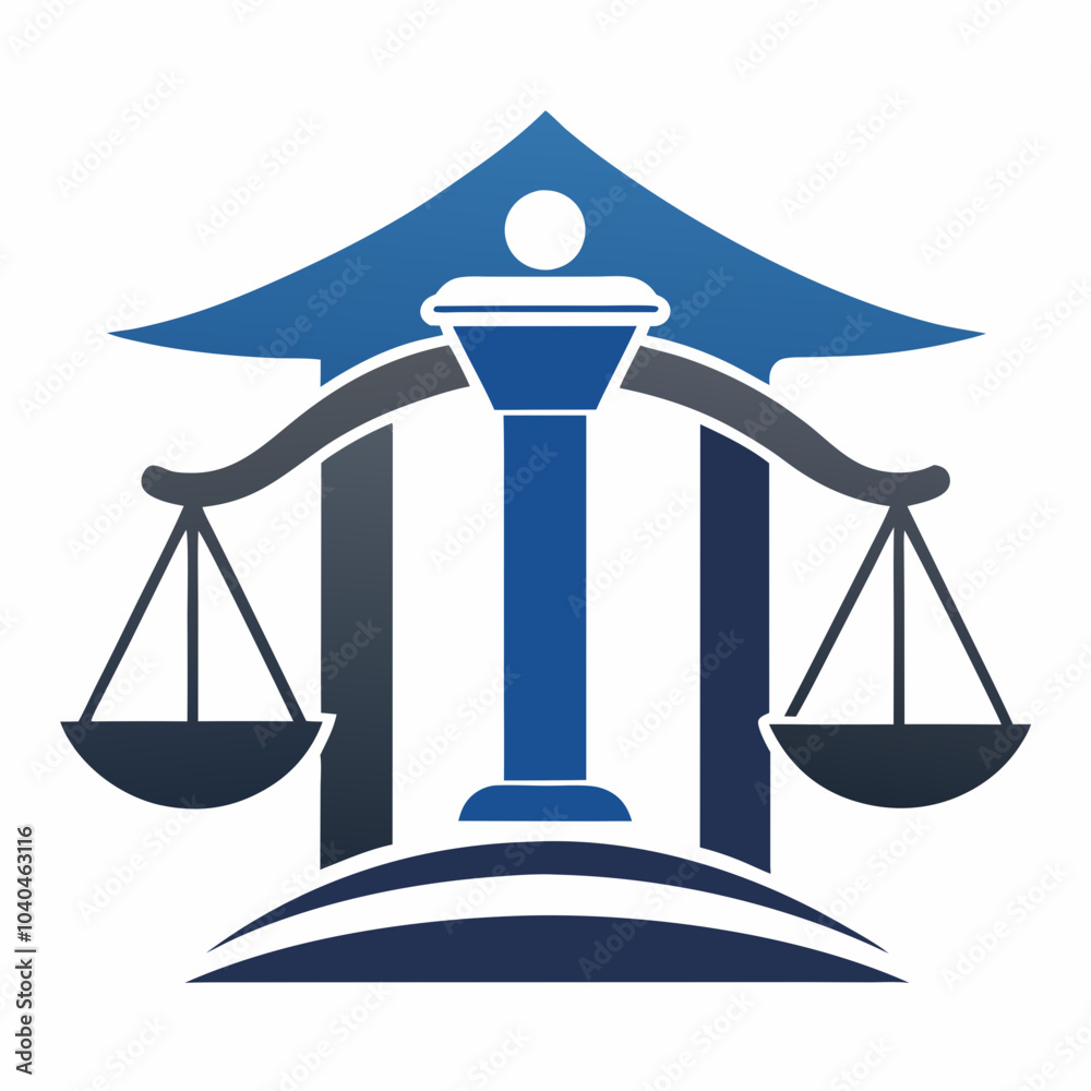 A sophisticated and professional logo design for a law firm vector silhouette A sophisticated and professional logo design for a law firm vector silhouette