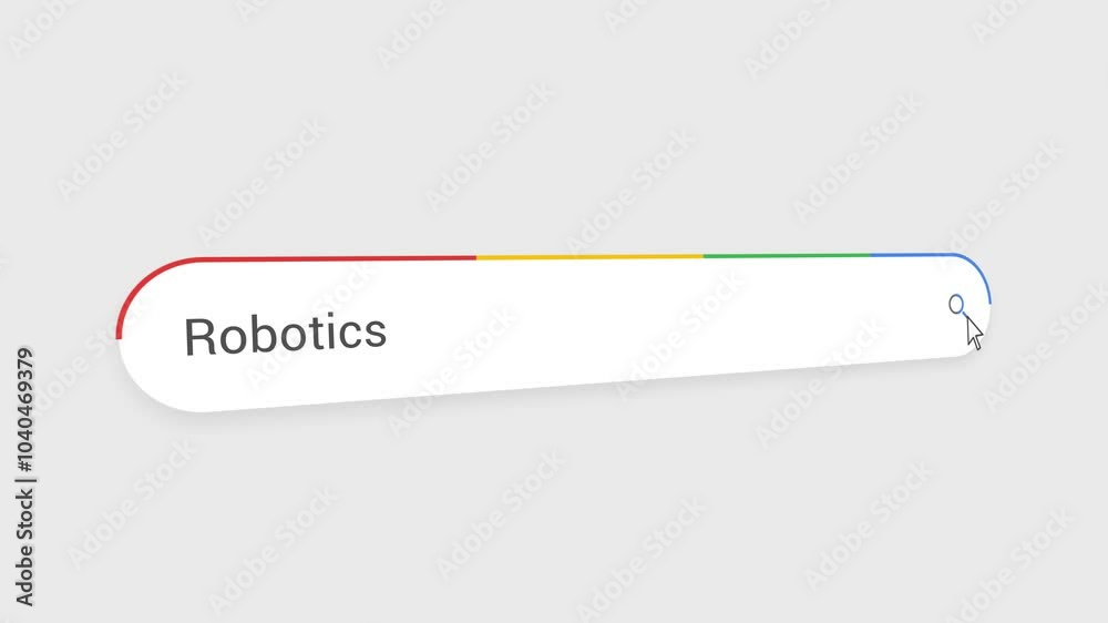 Typing Robotics in Search Bar Animation | Close-Up Search Engine Interface | Web Search for Robotics | Internet Browsing, Technology, and Digital Marketing Animation Video Typing Robotics in Search Bar Animation | Close-Up Search Engine Interface | Web Search for Robotics | Internet Browsing, Technology, and Digital Marketing Animation Video