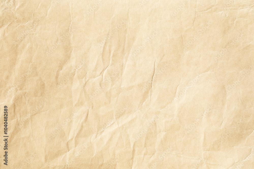 Old crumpled brown paper texture Old crumpled brown paper texture