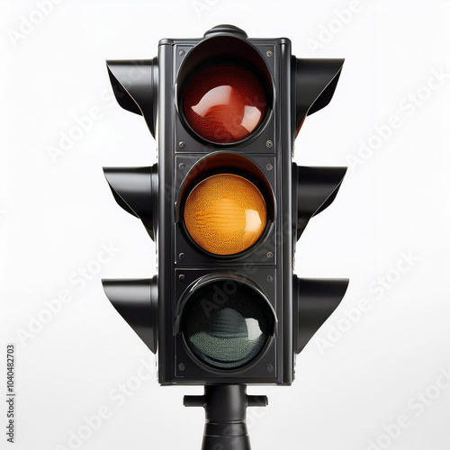 Classic Traffic Light: Red, Amber, Green.  A symbol of order, caution, and go.  Simple yet powerful. photo