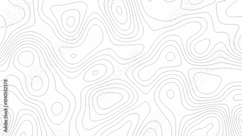 Abstract design with Seamless pattern with lines Topographic map. 