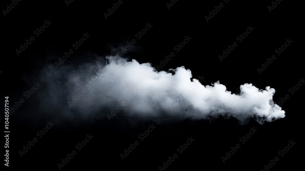A beautiful white smoke formation fading into the air, set against a solid black backdrop, without people, without text, without brand logo, without brand name, one color background A beautiful white smoke formation fading into the air, set against a solid black backdrop, without people, without text, without brand logo, without brand name, one color background