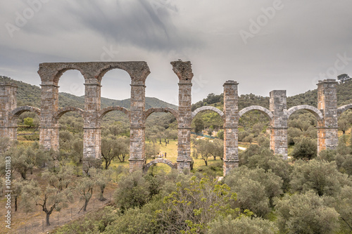 Aquaduct remnants monument Lesbos