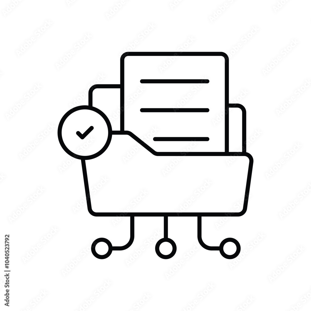 Check Data vector icon Check Data vector icon