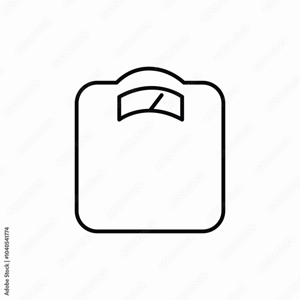 weight scales icon sign vector weight scales icon sign vector
