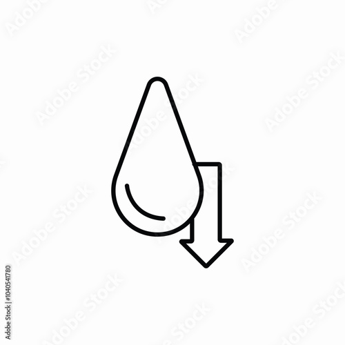 water level icon sign vector