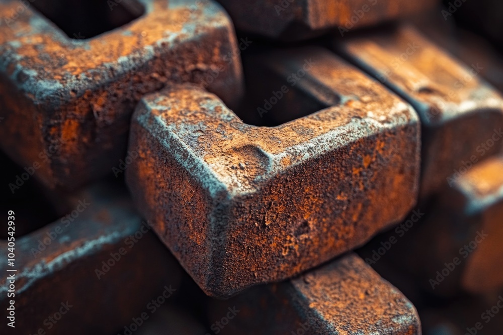 Rusty Brick Close Up Rusty Brick Close Up