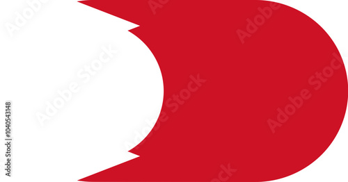 Switch Off Icon of Bahrain Flag