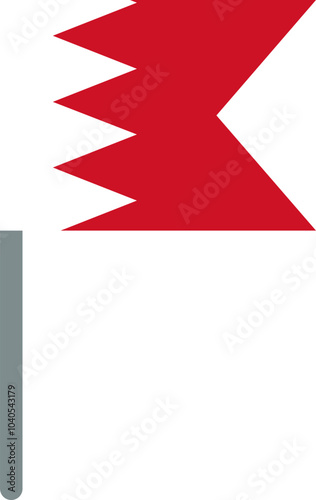 Bahrain Flag On Crisp Corners Free Download Bahrain Flag On Crisp Corners - GFXLoad