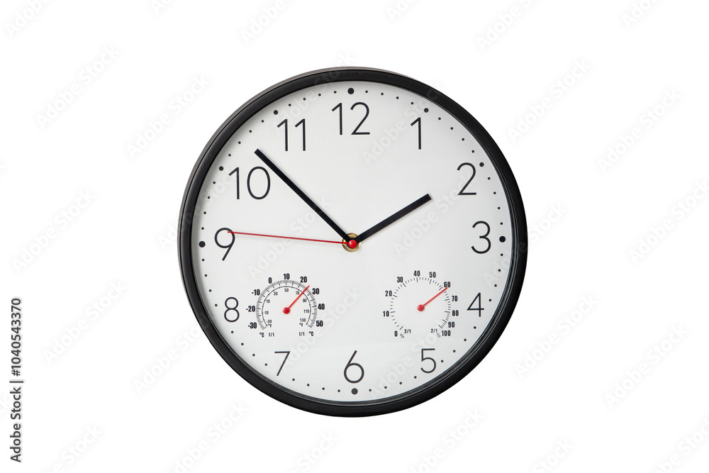 wall clock isolated on a white background wall clock isolated on a white background