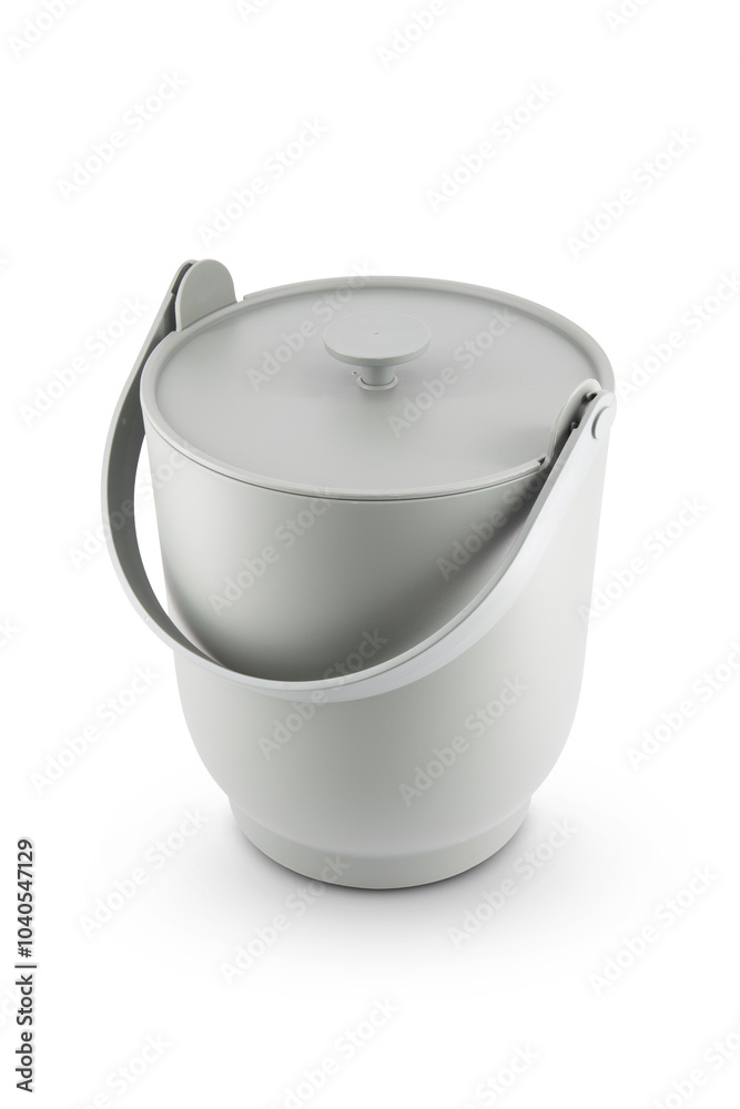 plastic bucket isolated on white background plastic bucket isolated on white background