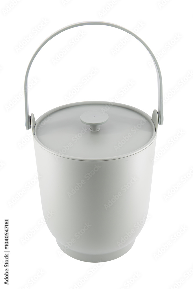 plastic bucket isolated on white background plastic bucket isolated on white background