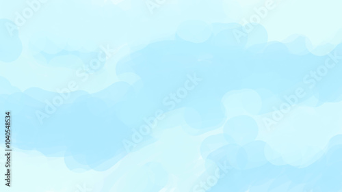 Blue sky nature landscape. Tranquil air sunny weather holiday summer poster. Abstract atmosphere sky background vector illustration