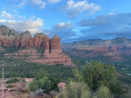 stunning landscape rock formation in Sedona Arizona