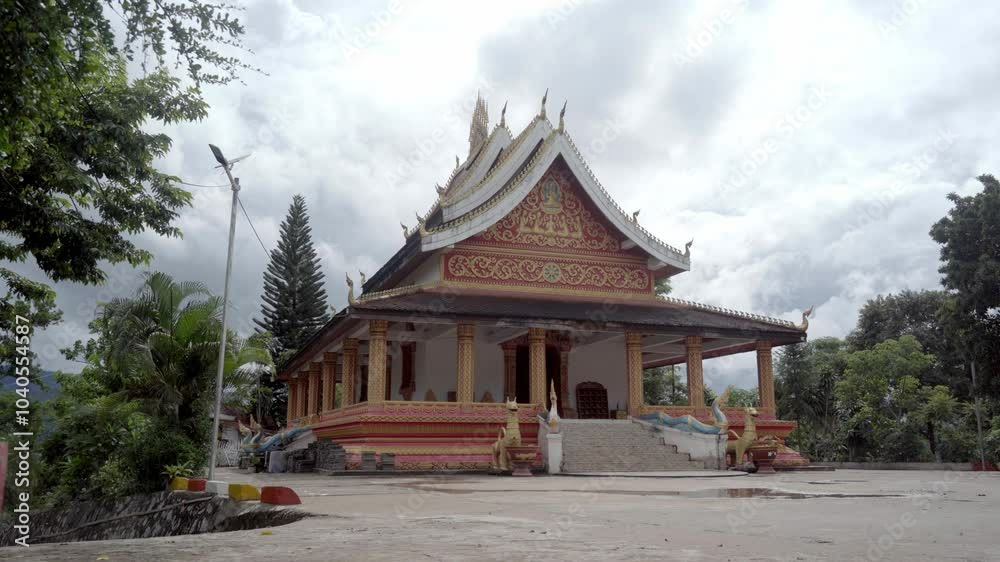temple, buddha statue Meuang Xai Oudomxay Province temple, buddha statue Meuang Xai Oudomxay Province