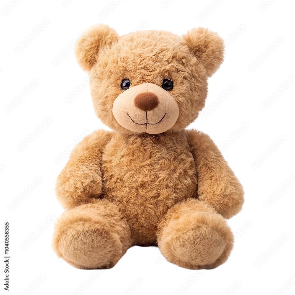 Classic teddy bear isolated over a transparent background, Graphic illustration for design mockup template Classic teddy bear isolated over a transparent background, Graphic illustration for design mockup template
