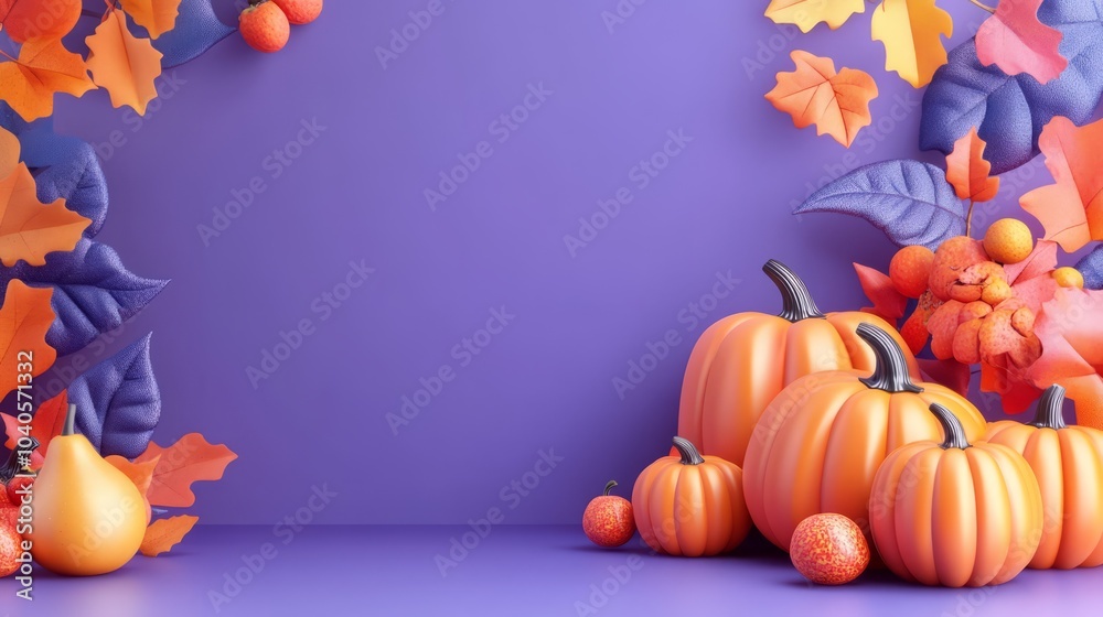 Fototapeta premium Autumn Harvest Decoration